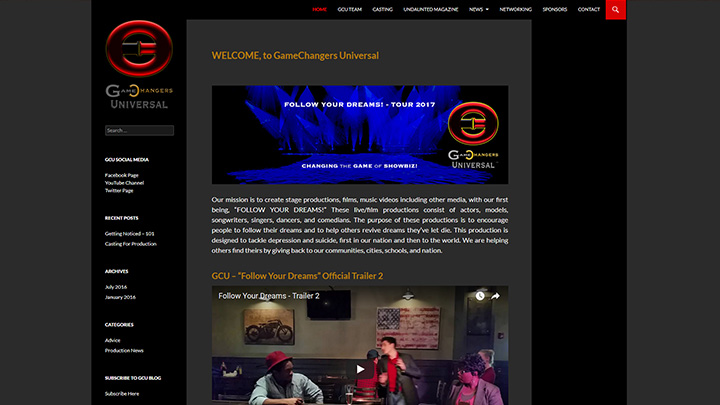 GameChangers Universal - Joseph James - Production and Touring Company