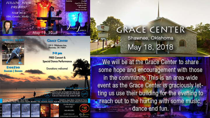 Follow Your Dreams Tour - Joseph James - Grace Center - Shawnee Oklahoma - May 18, 2018