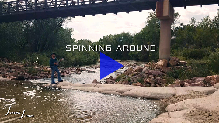 SPINNING AROUND | JOSEPH JAMES | [Lyric Video]
