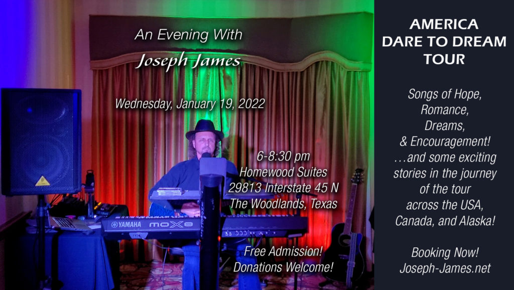 An Evening With Joseph James | The Woodlands, Texas | Homewood Suites