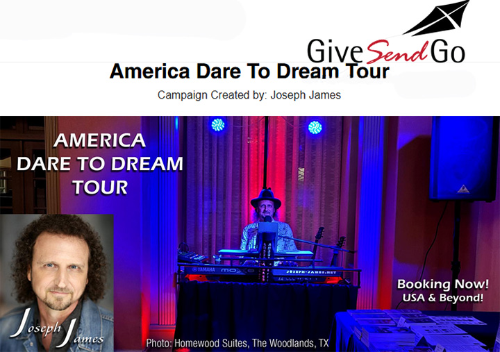 America Dare To Dream Tour | Give Send Go Project | Joseph James