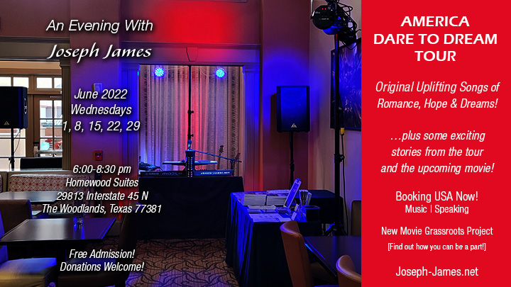 America Dare To Dream Tour | Homewood Suites Hilton - The Woodlands, Texas | Joseph James