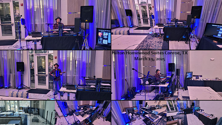 Joseph James Performs at the Hilton Homewood Suites in Conroe Texas - March 19, 2025