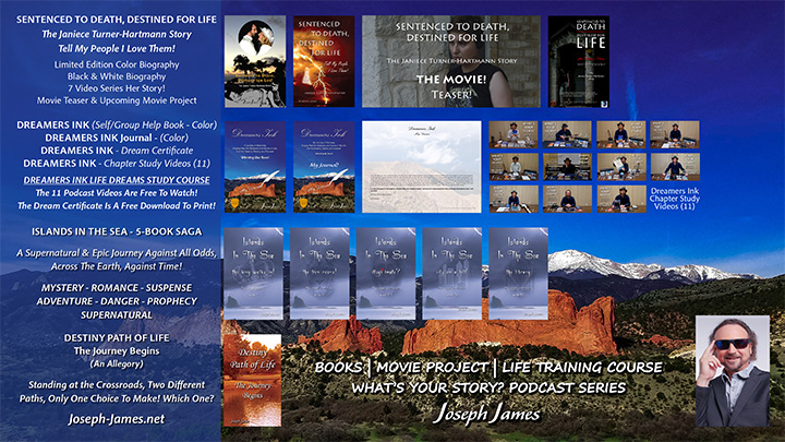 Joseph James Books | Biography | Fiction | Self/Group Help