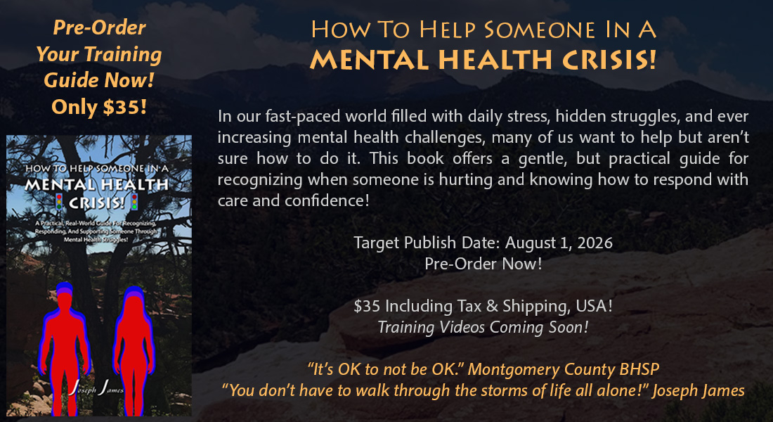 How To Help Someone In A MENTAL HEALTH CRISIS | Joseph James Book